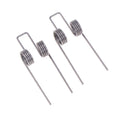 2-Pack Double Torsion Spring 1.1mm Wire 10.5mm OD Steel Torsion Spring QXL Default Title