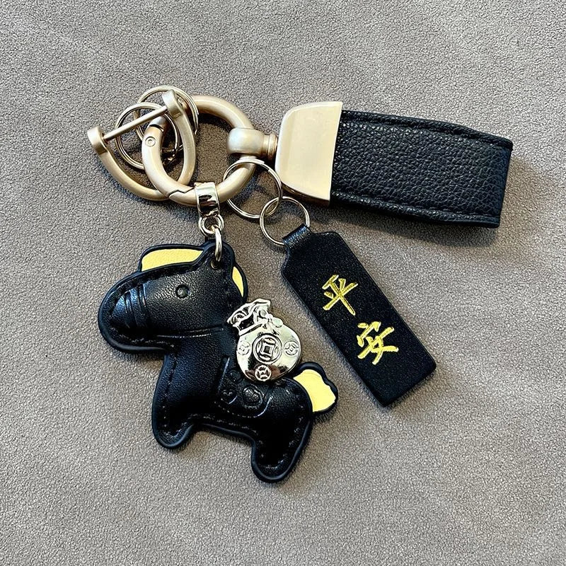 Cute Cartoon Horse Keychain | Car Key Charm Gift for Kids Novelty Keychain QXL
