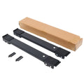 2-Pack Adjustable Appliance Base | 24 Universal Wheels Appliance Moving Base QXL Black-1