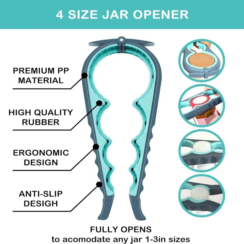 Multi-Function Bottle & Can Opener with Measurement Markings Kitchen Opener Tool QXL