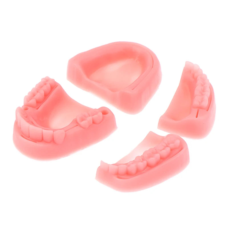 4-Piece Dental Oral Suture Silicone Training Model Set Dental Training Model QXL 4PCS