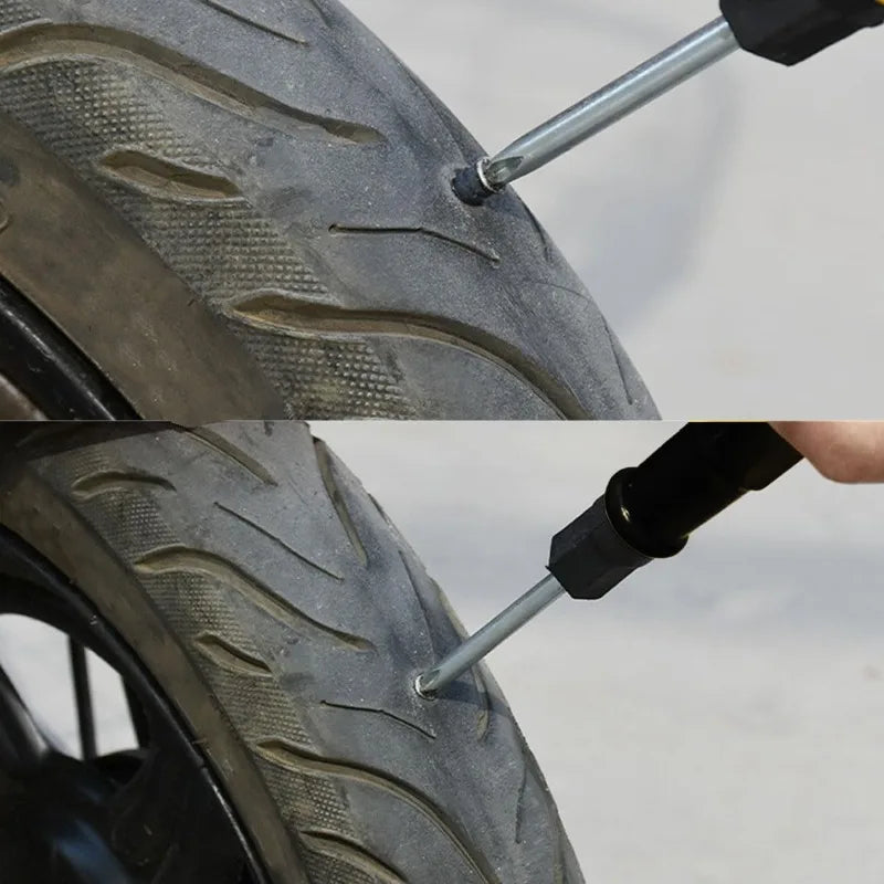 Rubber Nail Tire Puncture Repair Kit | Car & Motorcycle Tire Repair Kit QXL
