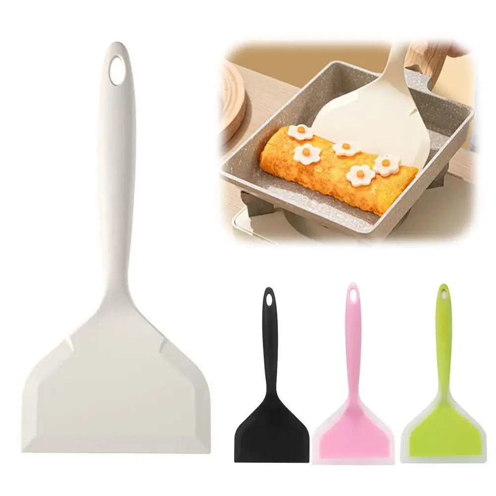 Wide Silicone Spatula | Non-Stick Flexible Cooking Turner Silicone Spatula QXL