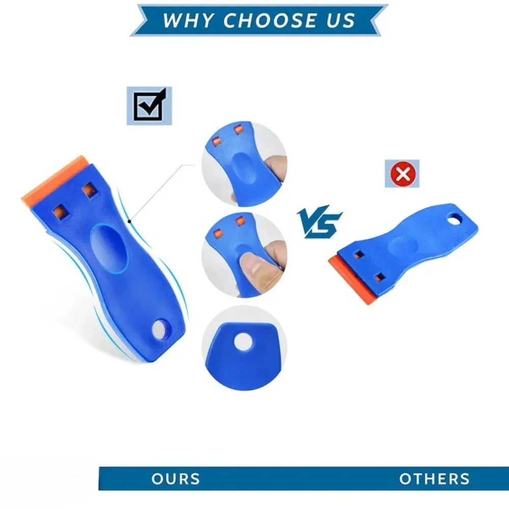 Plastic Razor Blade Scraper – Sticker & Glue Remover Tool Blade Scraper Tool QXL