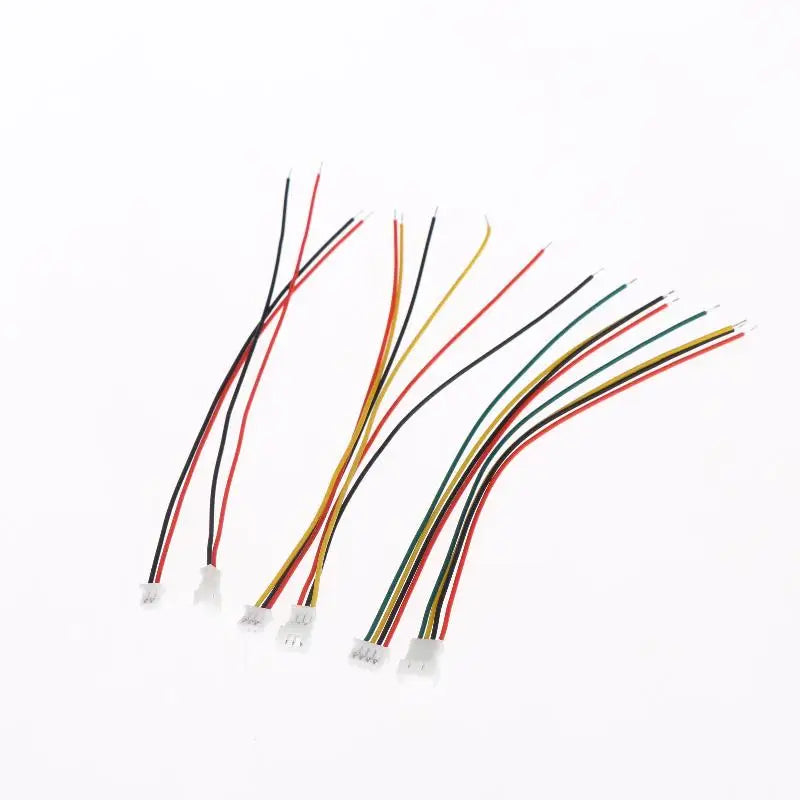 10-Pack 1.25mm Mini JST Connector Cable 2–6 Pin Male Female JST Connector Cable QXL