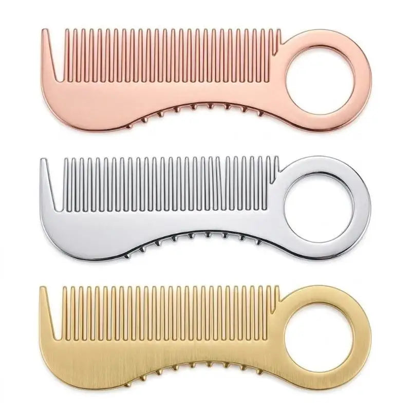 Mini Stainless Steel Beard Comb | Rust-Proof Pocket Grooming Beard Comb QXL