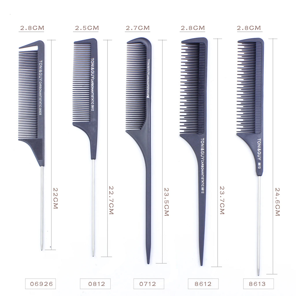 Black Professional Hair Styling Comb | Detangling & Parting Hair Styling Comb QXL