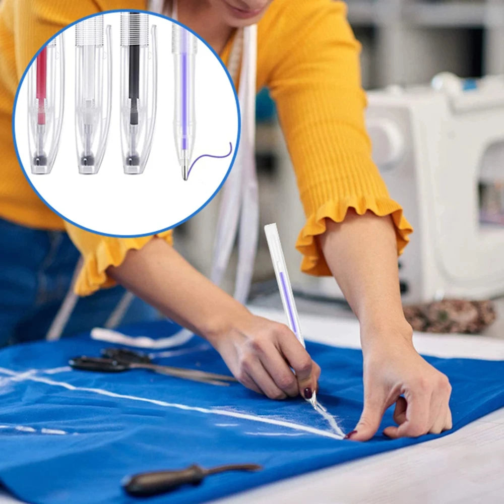 100-Pack Heat Erasable Fabric Marking Pens for Sewing Fabric Marking Pens QXL