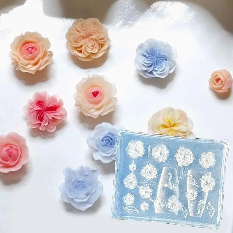 3D Silicone Nail Art Mold | Fruit, Flower & Fairy Charms DIY Silicone Nail Mold QXL