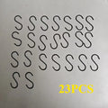 23-Piece Black Stainless Steel Multifunction Hooks Set Wall Hooks Set QXL black 23pcs