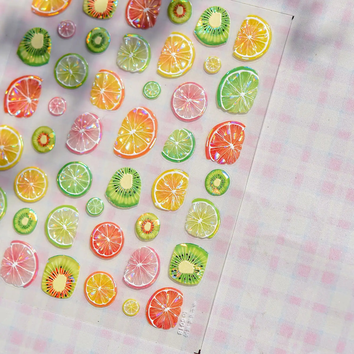 5D Koi Goldfish Nail Art Stickers | Water Bubble Manicure Decals Nail Art Stickers QXL