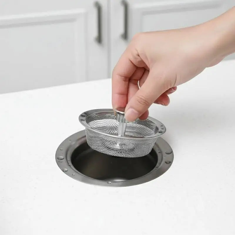 Stainless Steel Kitchen Sink Drain Filter & Mesh Trap Sink Drain Filter QXL