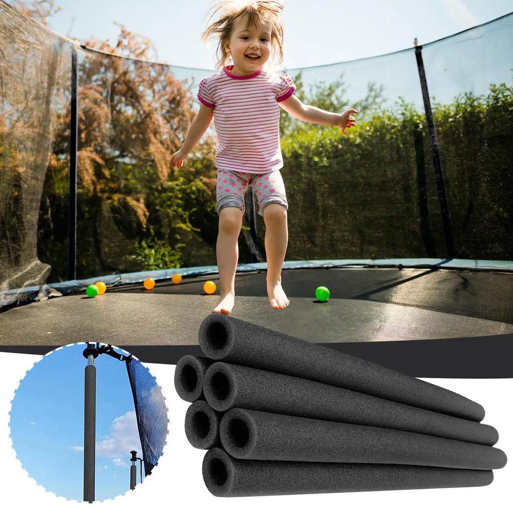 6-Pack Trampoline Foam Pole Sleeves | Enclosure Replacement Parts Trampoline Pole Sleeves QXL