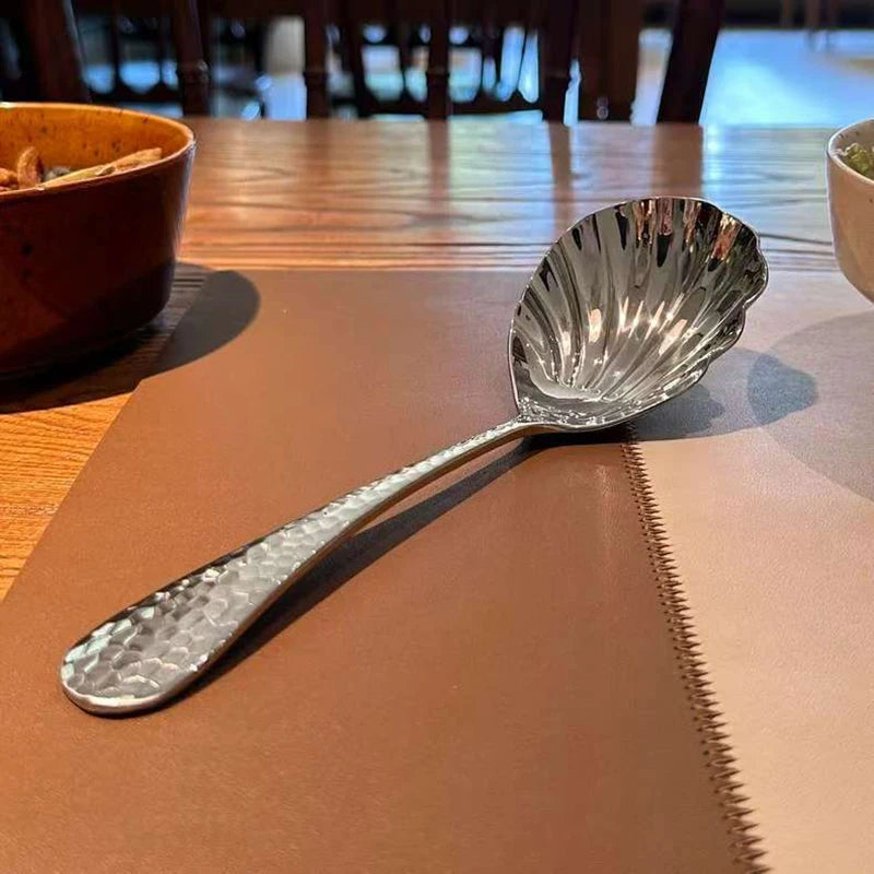Stainless Steel Long Handle Spoon | Soup, Stirring & Dessert Kitchen Spoon QXL