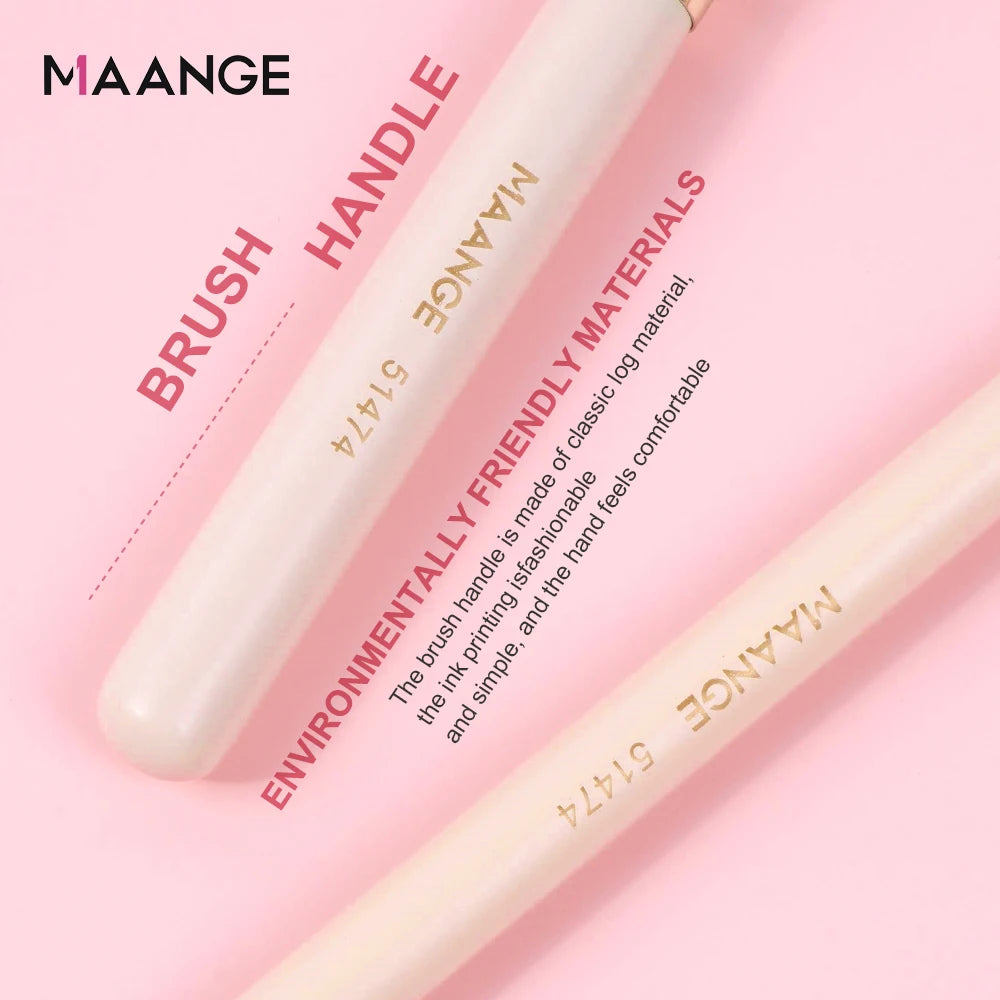 MAANGE 4-Piece Foundation & Concealer Makeup Brush Set Makeup Brush Set QXL
