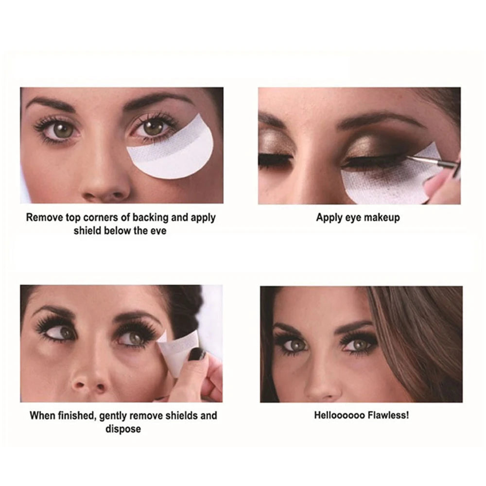 Disposable Eyeshadow Shields & Eyeliner Protector Pads 20/50 Pk Eye Makeup Shields QXL
