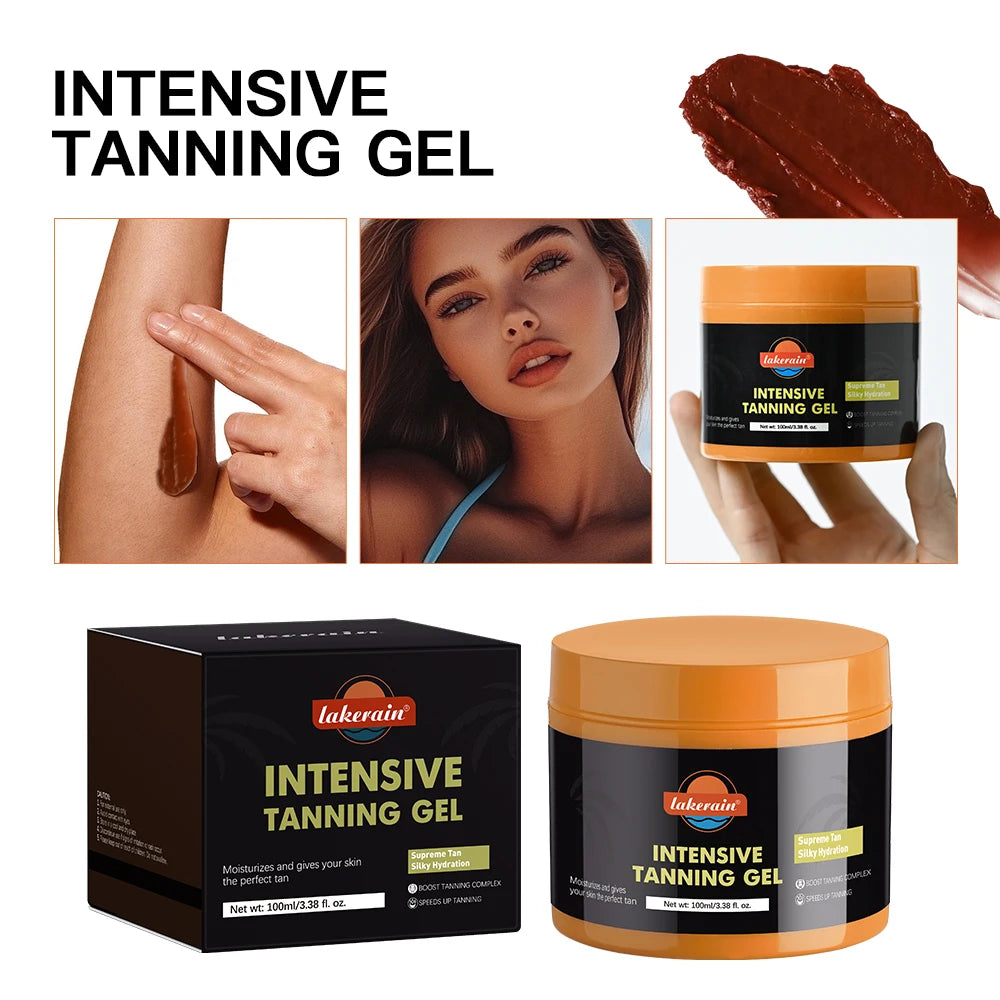 Intensive Tanning Gel | Coconut Oil Tan Accelerator 100ml Tanning Gel QXL