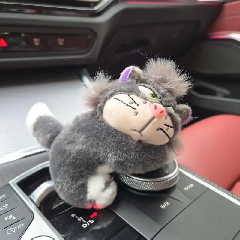 Lucifer Cat Plush Keychain Pendant | Backpack Charm Doll Plush Keychain Charm QXL