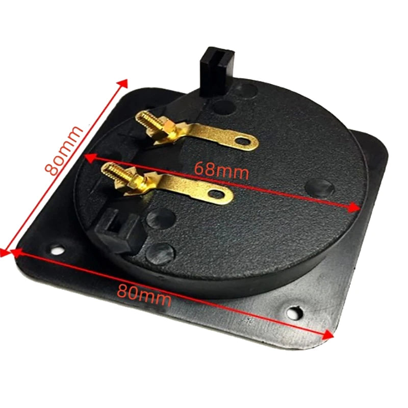 Round Speaker Terminal Cup | Gold-Plated Banana Jack Panel Plug Speaker Terminal Cup QXL