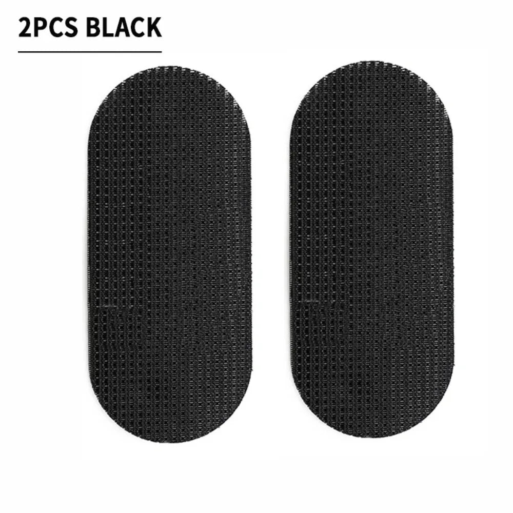 2-Pack Nylon Hair Gripper Stickers | Non-Slip Barber Tape Hair Gripper Sticker QXL Black