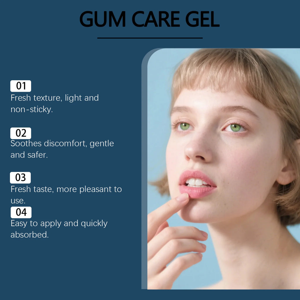 Oralhoe Chamomile Gum Care Gel | Peppermint Fresh Breath 10g Gum Care Gel QXL