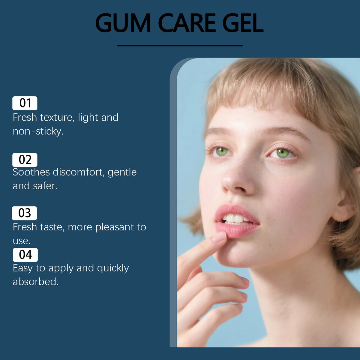 Oralhoe Chamomile Gum Care Gel | Peppermint Fresh Breath 10g Gum Care Gel QXL