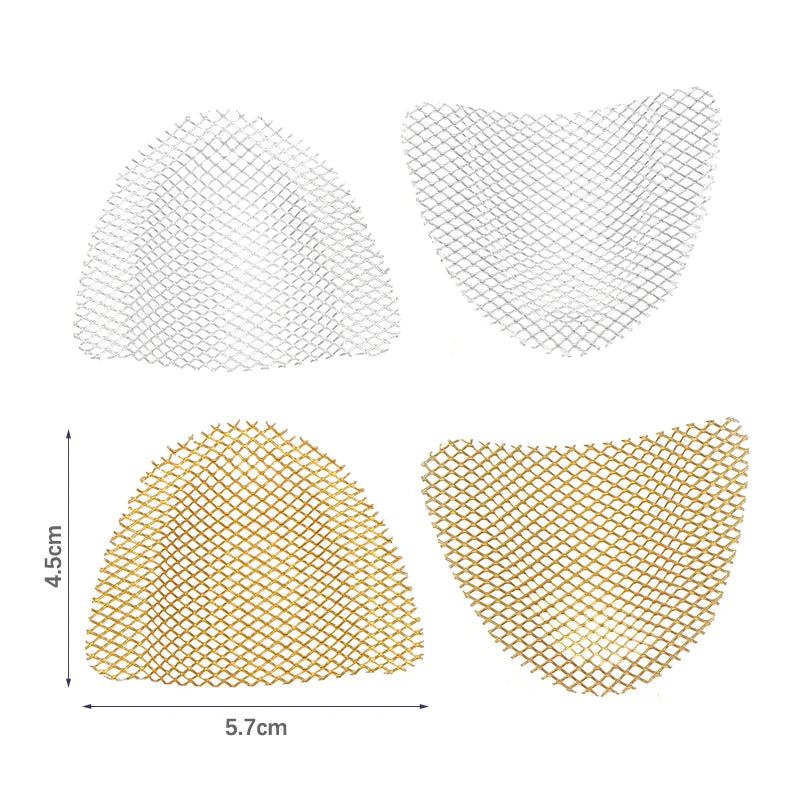 10-Pack Dental Impression Metal Mesh Reinforcement Trays Dental Impression Tray QXL