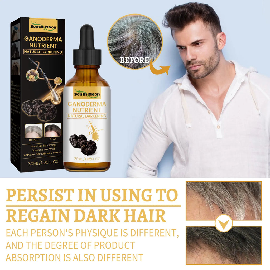 Black Ganoderma Lucidum Hair Scalp Essence | South Moon 30ml Hair Scalp Essence QXL