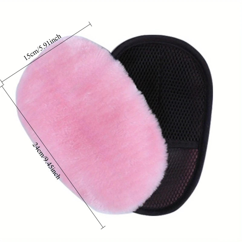 Ultra-Soft Microfiber Car Cleaning Gloves | Auto Detailing Car Wash Gloves QXL 2pcs