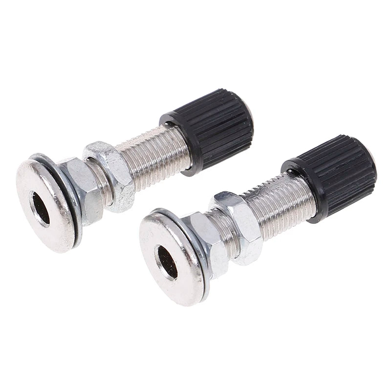 2-Pack 38mm Zinc Alloy Presta Bike Valve Stems | Mountain & Road Bicycle Valve Stems QXL