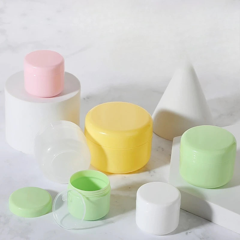 10-Pack Refillable Cosmetic Jars 10g 20g 30g | Travel Cream Pots Cosmetic Jars QXL