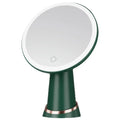 LED Makeup Mirror 3 Colour Modes | Rechargeable Touch Control LED Makeup Mirror QXL Green