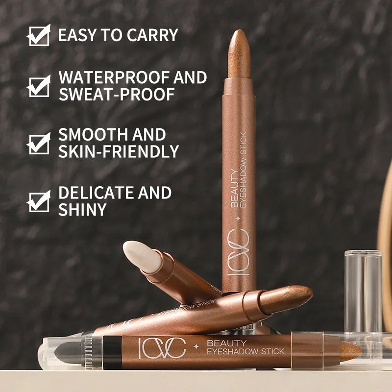 Double-Ended Waterproof Eyeshadow Stick | Shimmer & Matte Eyeshadow Stick QXL