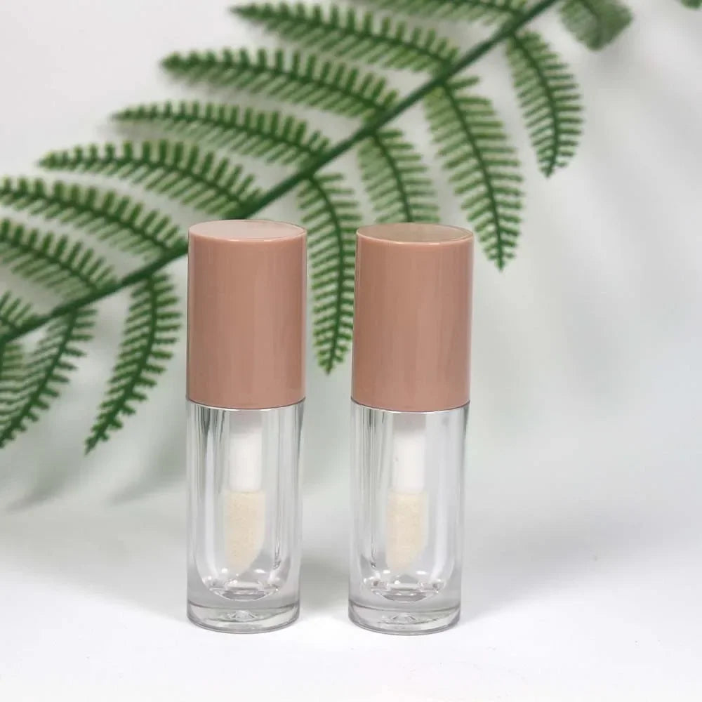 Empty Lip Gloss Tubes 6ml & 10ml | Clear Refillable PETG Bottles Lip Gloss Container QXL 6ml 1pc nude pink Plastic