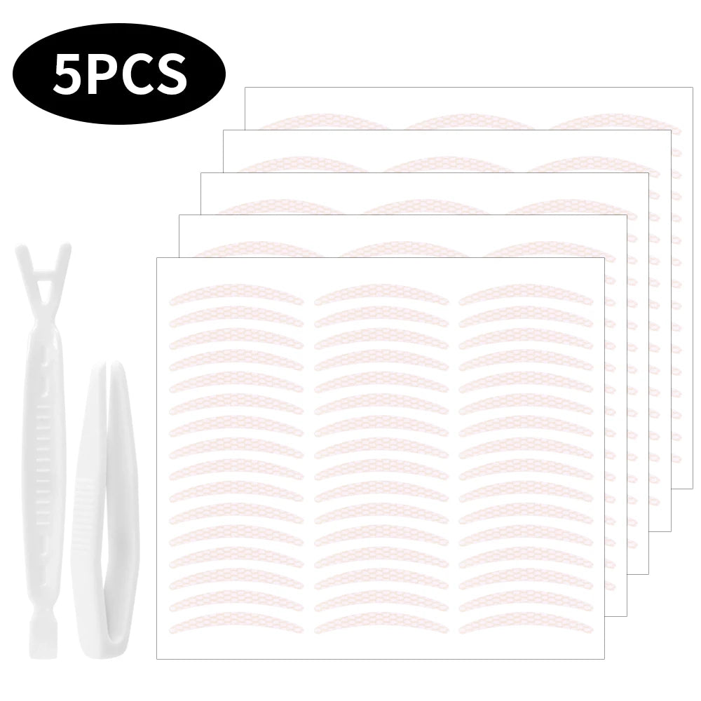 Mesh-Lace Double Eyelid Tape | Invisible Waterproof Stickers Eyelid Tape QXL 05