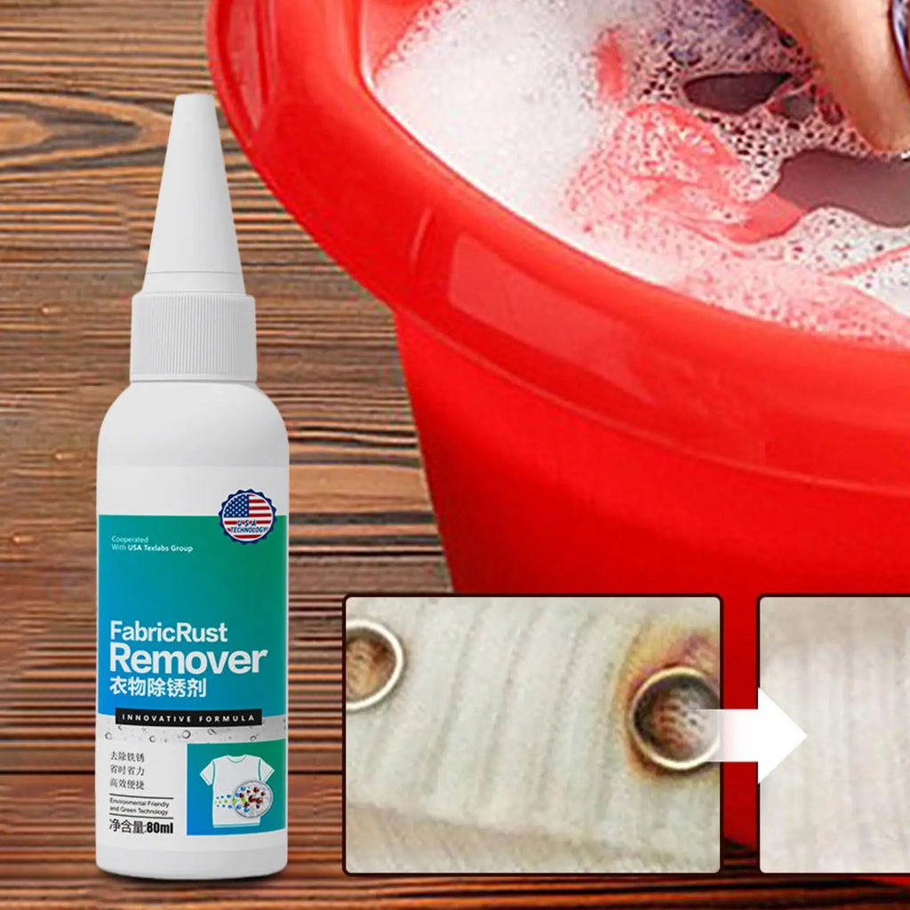 Fabric Rust Stain Remover for Clothes, Carpet & Upholstery Fabric Stain Remover QXL