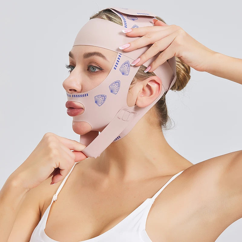 V-Line Face Slimming Strap | Chin & Cheek Lift Bandage Face Slimming Strap QXL