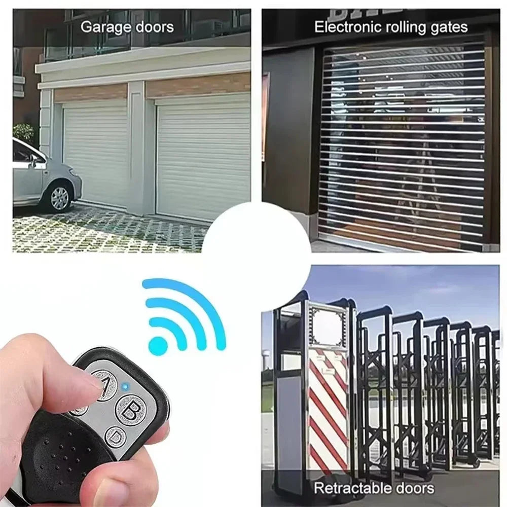 433MHz 4-Button Garage Door Remote Duplicator | Clone & Learn Remote Control Duplicator QXL
