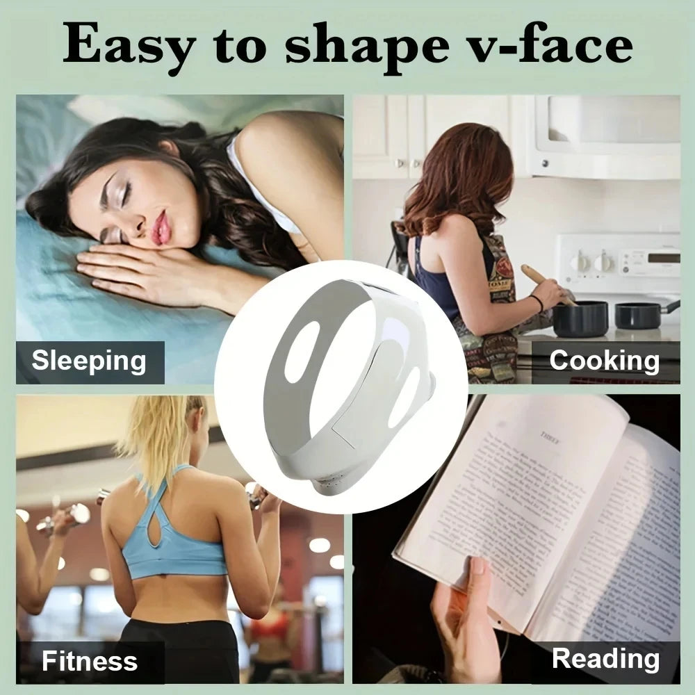 Elastic Face Slimming V-Shape Chin Lift Strap | Beauty Tool Face Slimming Strap QXL