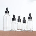 24-Pack 30ml Clear Glass Dropper Bottles with Pipettes Glass Dropper Bottles QXL 30ml black 24pcs