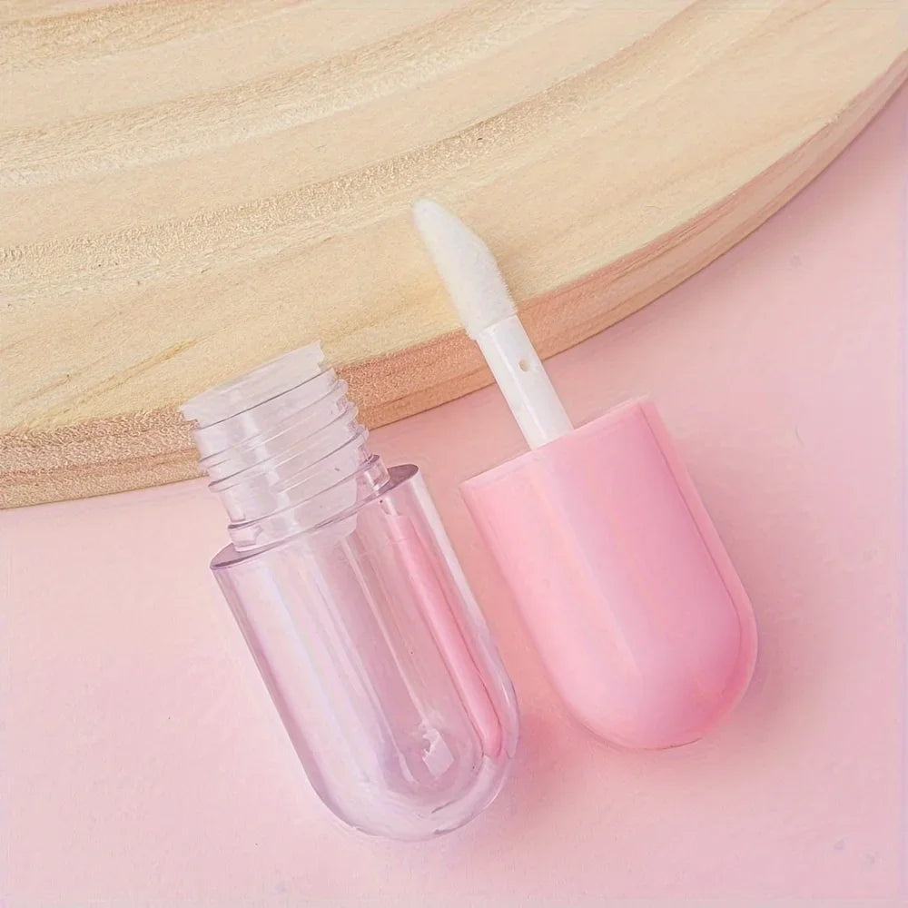 Refillable Mini Lip Gloss Tubes DIY Lipstick Containers 5/10 Pack Lip Gloss Container QXL