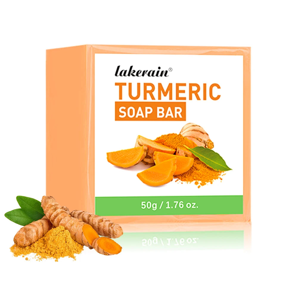 Turmeric Kojic Acid Soap Bar | Natural Exfoliating Skin Cleanser Natural Soap Bar QXL