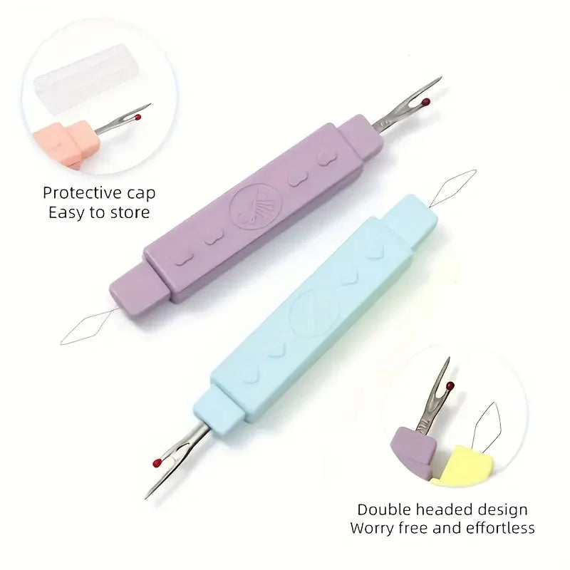 2-in-1 Seam Ripper & Threader Set | Portable Sewing Kit Sewing Tool Set QXL