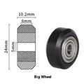 POM V-Slot Idler Pulley Wheel with Bearing | 3D Printer 3D Printer Pulley Wheel QXL A1