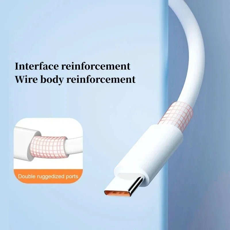 120W 10A USB-C Fast Charging Cable – Android & iPhone USB-C Charging Cable QXL