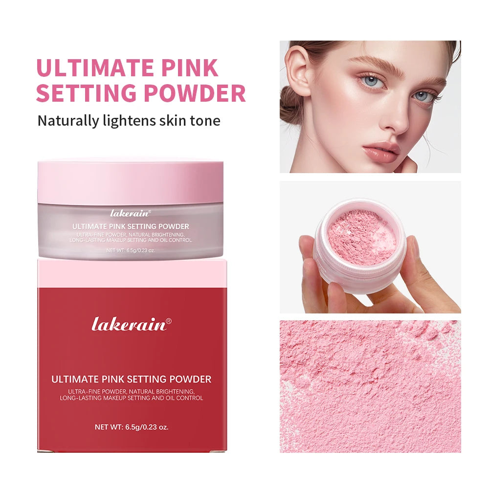 Lakerain Setting Powder – Matte Oil Control & Pore Blurring Setting Powder QXL