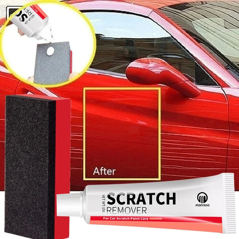 Car Scratch Remover Polishing Paste & Sponge Kit Car Polishing Kit QXL