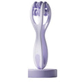 Dual-Row Roller Finger Massager | Portable Acupressure Tool Finger Roller Massager QXL Purple