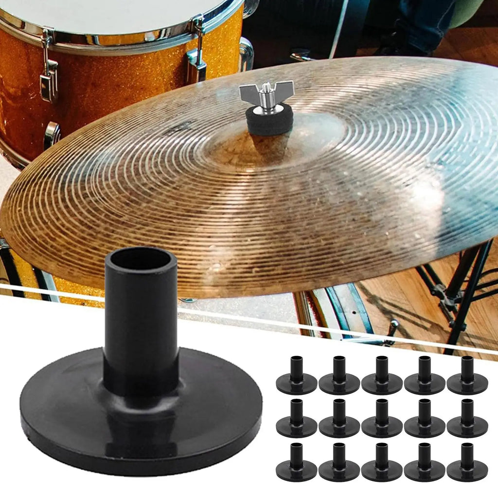 20-Pack Drum Cymbal Sleeves | ABS Flange Stand Holders Cymbal Stand Accessories QXL