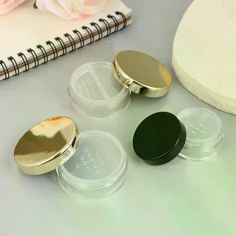 Rotating Sifter Loose Powder Jar 5–30g | Empty Refillable Loose Powder Jar QXL
